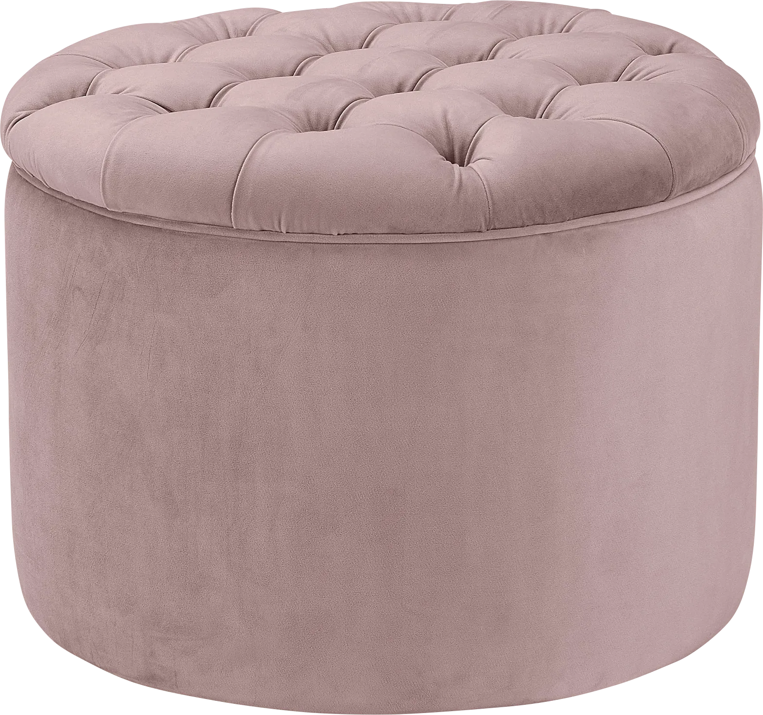 Candellar Mauve Storage Ottoman - Thumbnail - Image 1