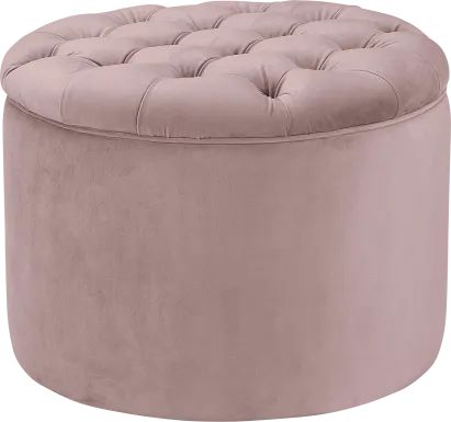 Candellar Mauve Storage Ottoman