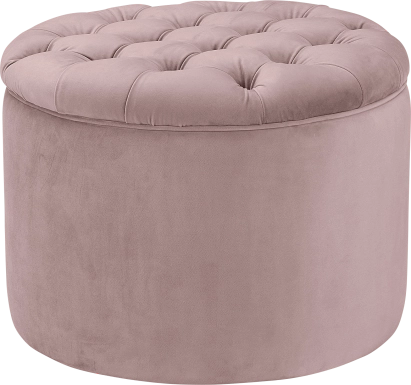 Candellar Mauve Storage Ottoman