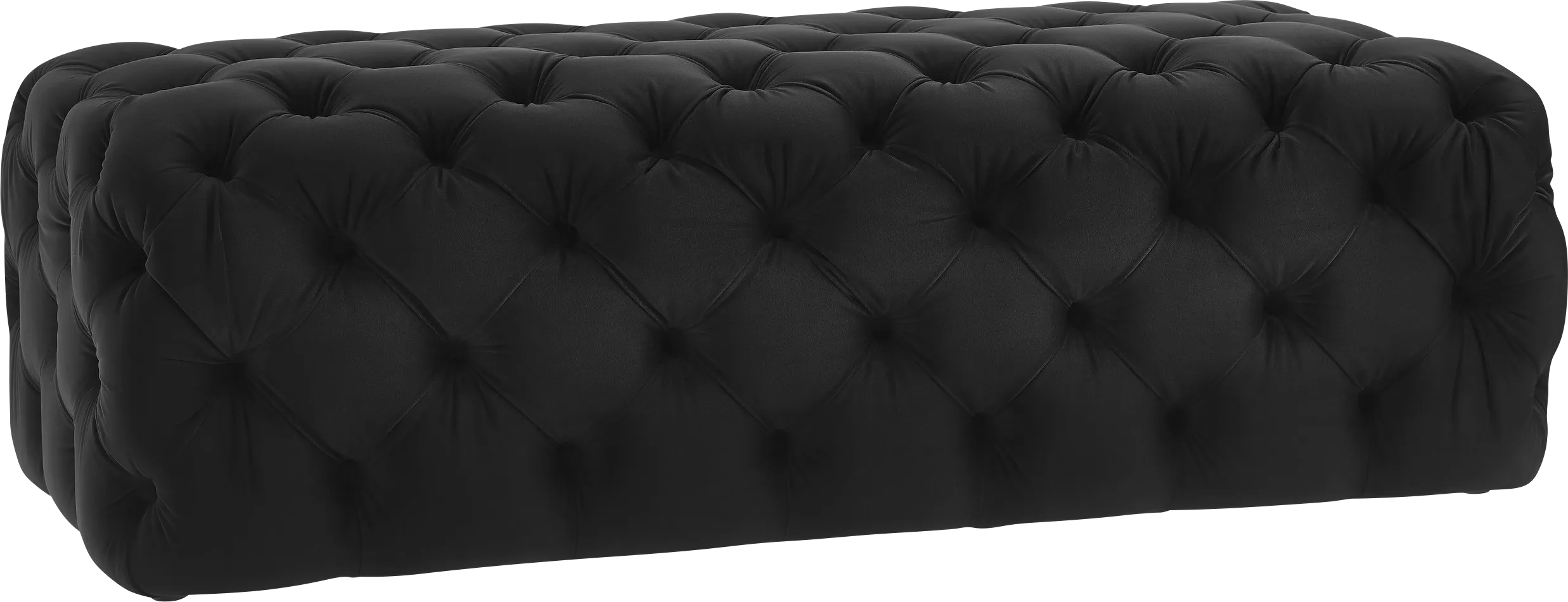 Layla Quinn Black Ottoman - Thumbnail - Image 1
