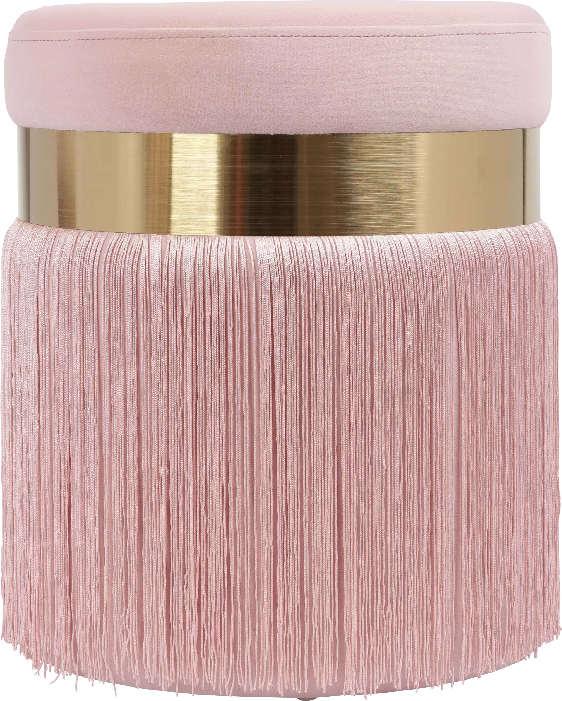Lariel Pink Blush Ottoman