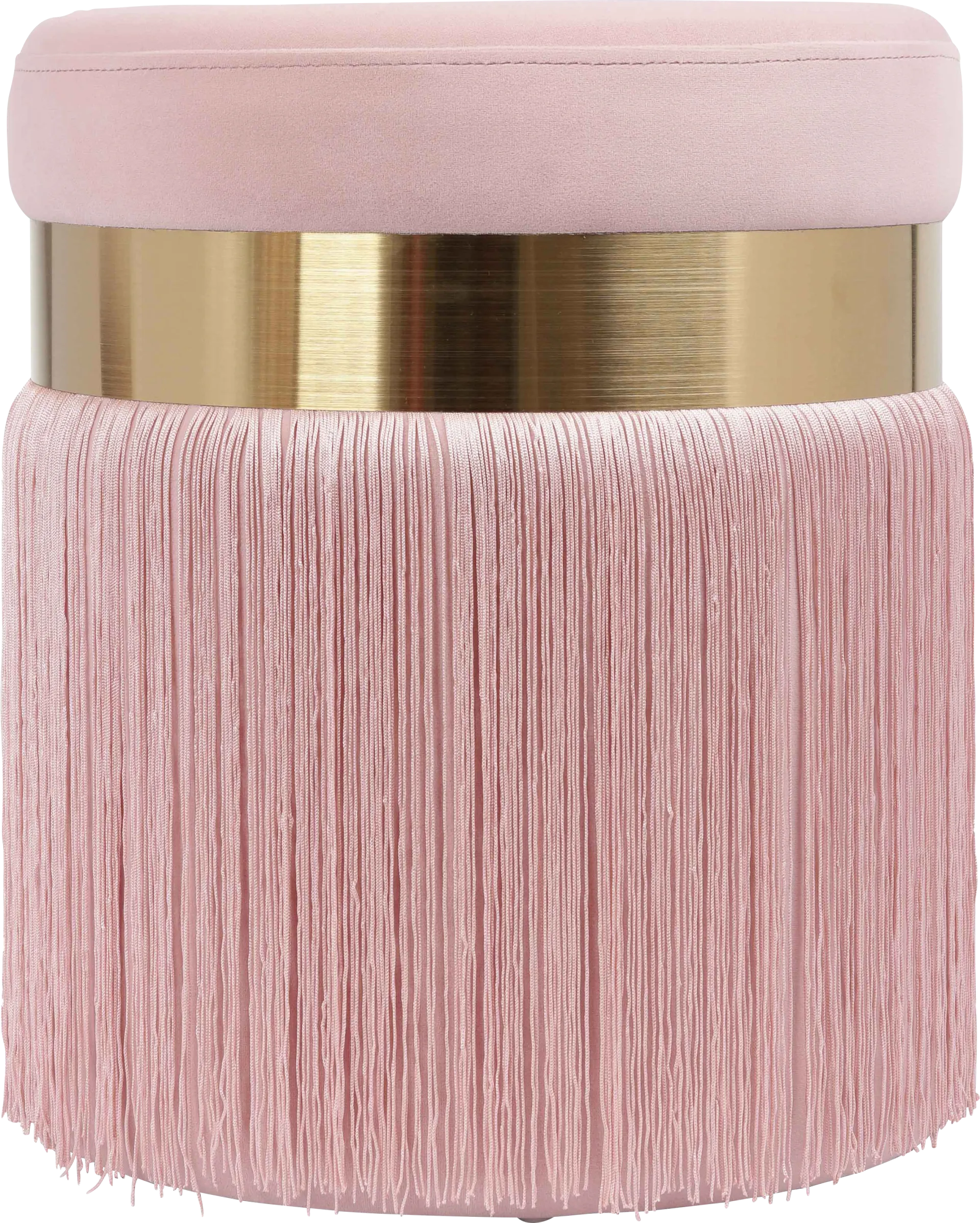 Lariel Pink Blush Ottoman - Image 1