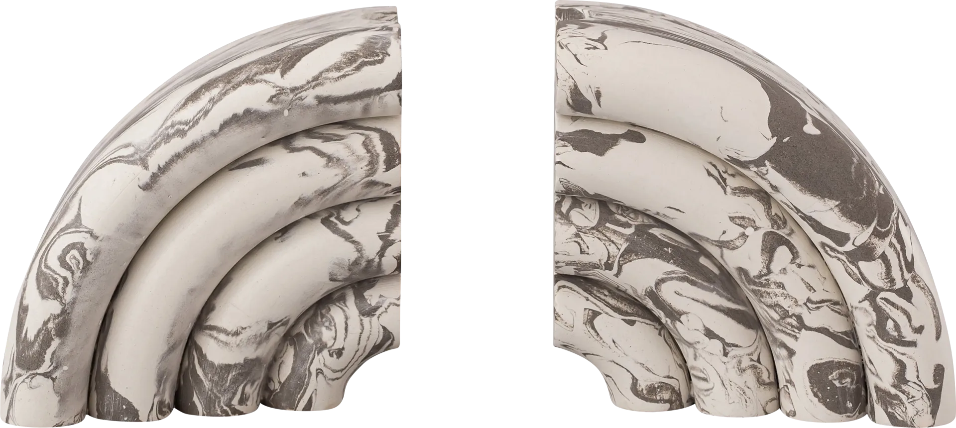 Alleah Gray Bookends, Set of 2 - Image 1