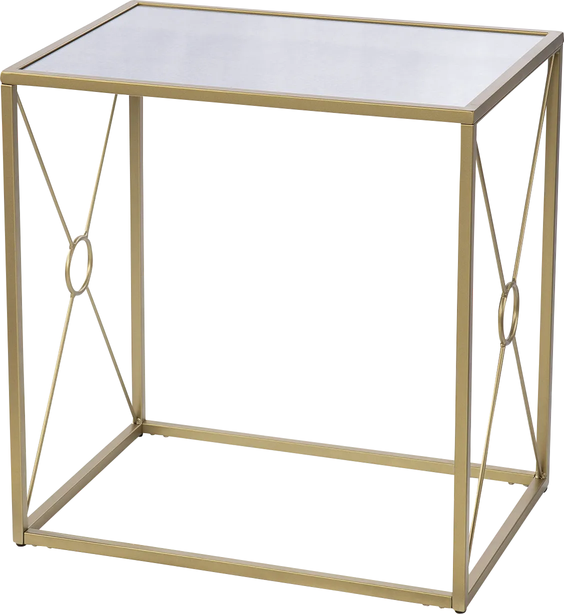 Faneher Gold End Table - Thumbnail - Image 1