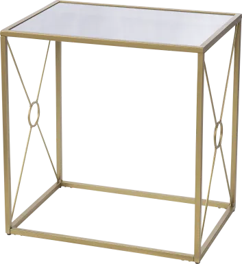 Faneher Gold End Table