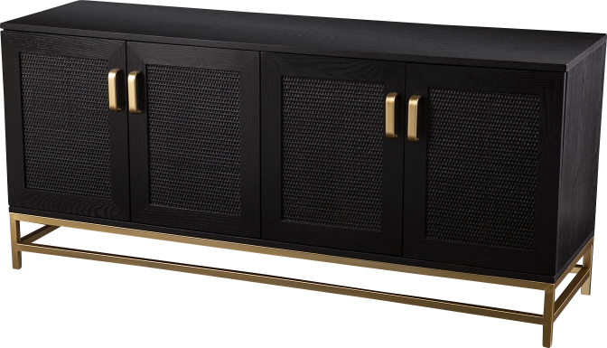 Brendle Black 55 in. Console