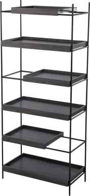 Zuill Black Bookcase