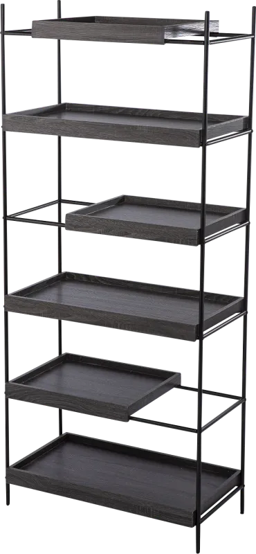 Zuill Black Bookcase