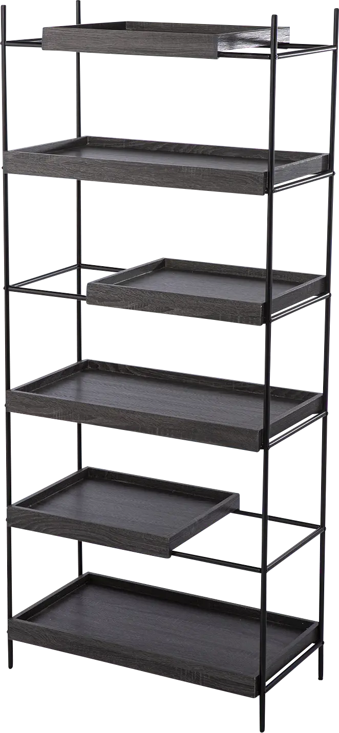 Zuill Black Bookcase