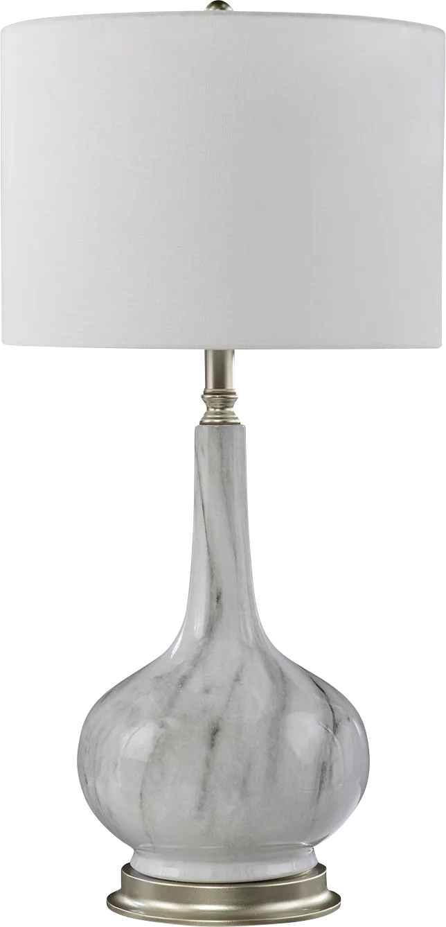 Balnor White Table Lamp - Image 1