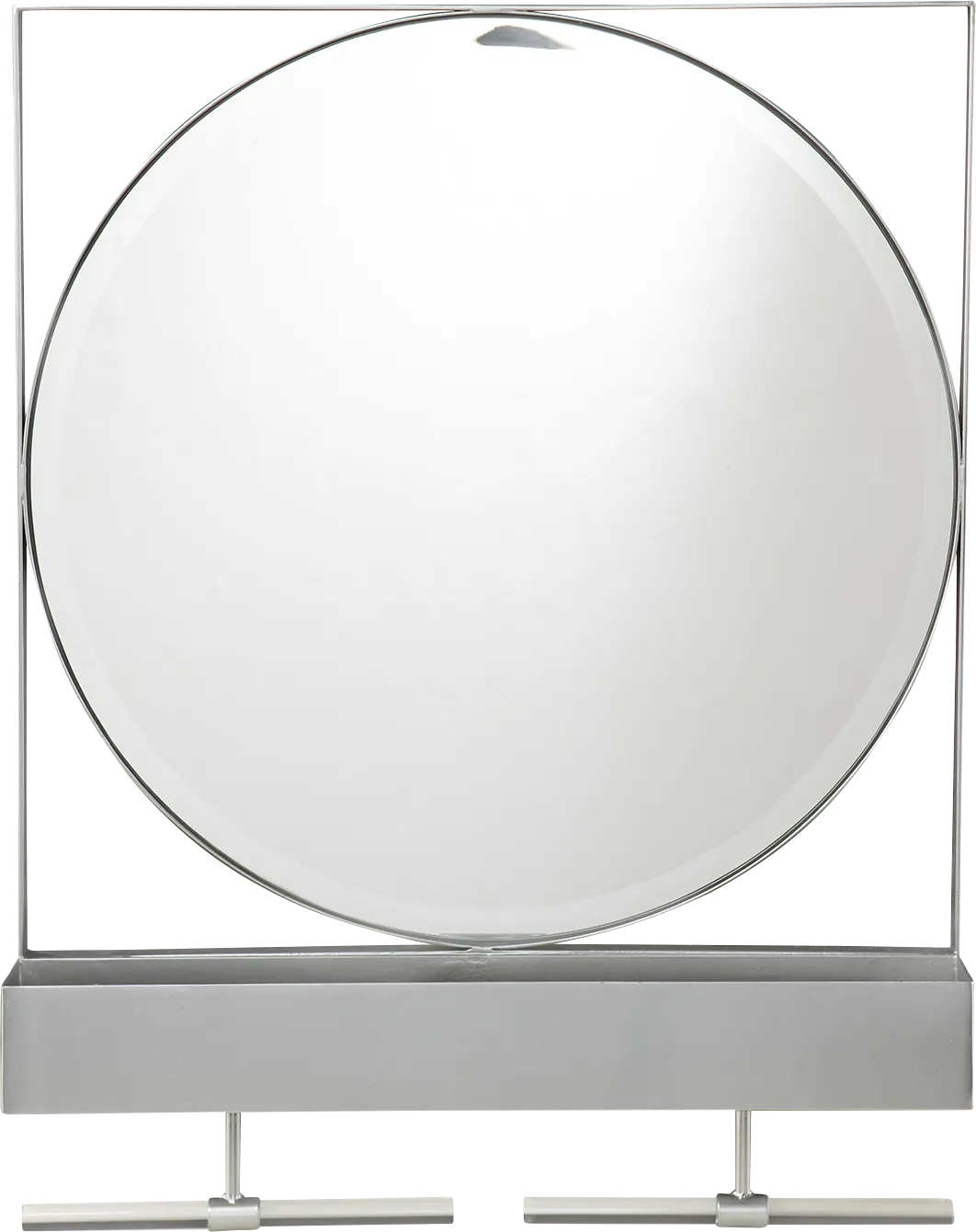 Charraway Gray Storage Mirror