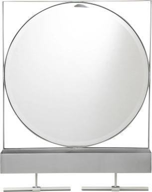 Charraway Gray Storage Mirror