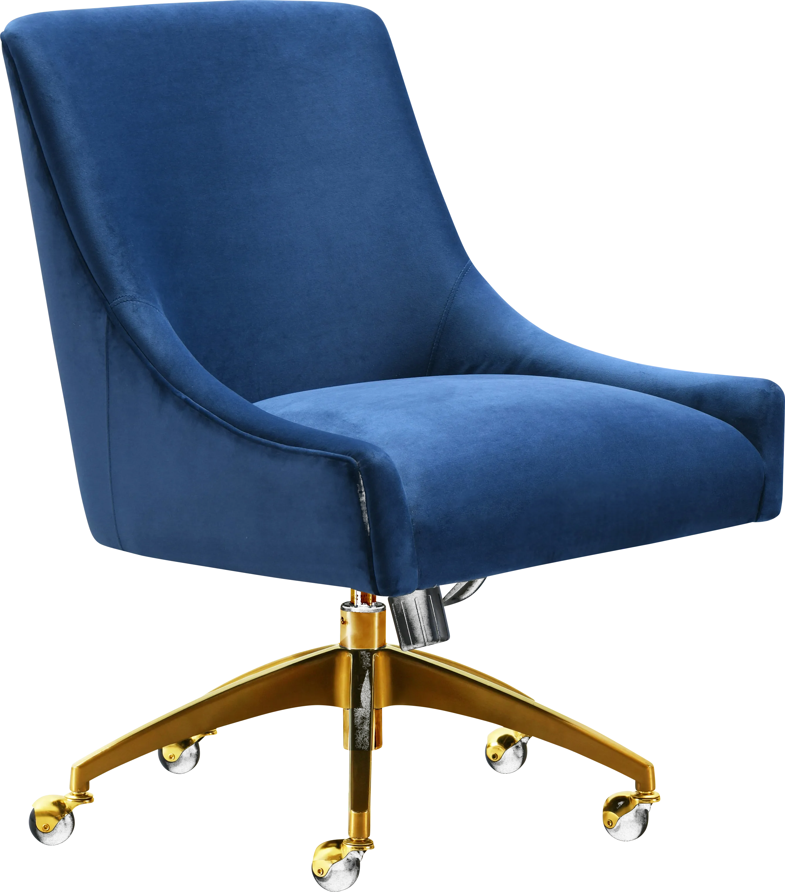 Bedera Navy Desk Chair - Thumbnail - Image 1