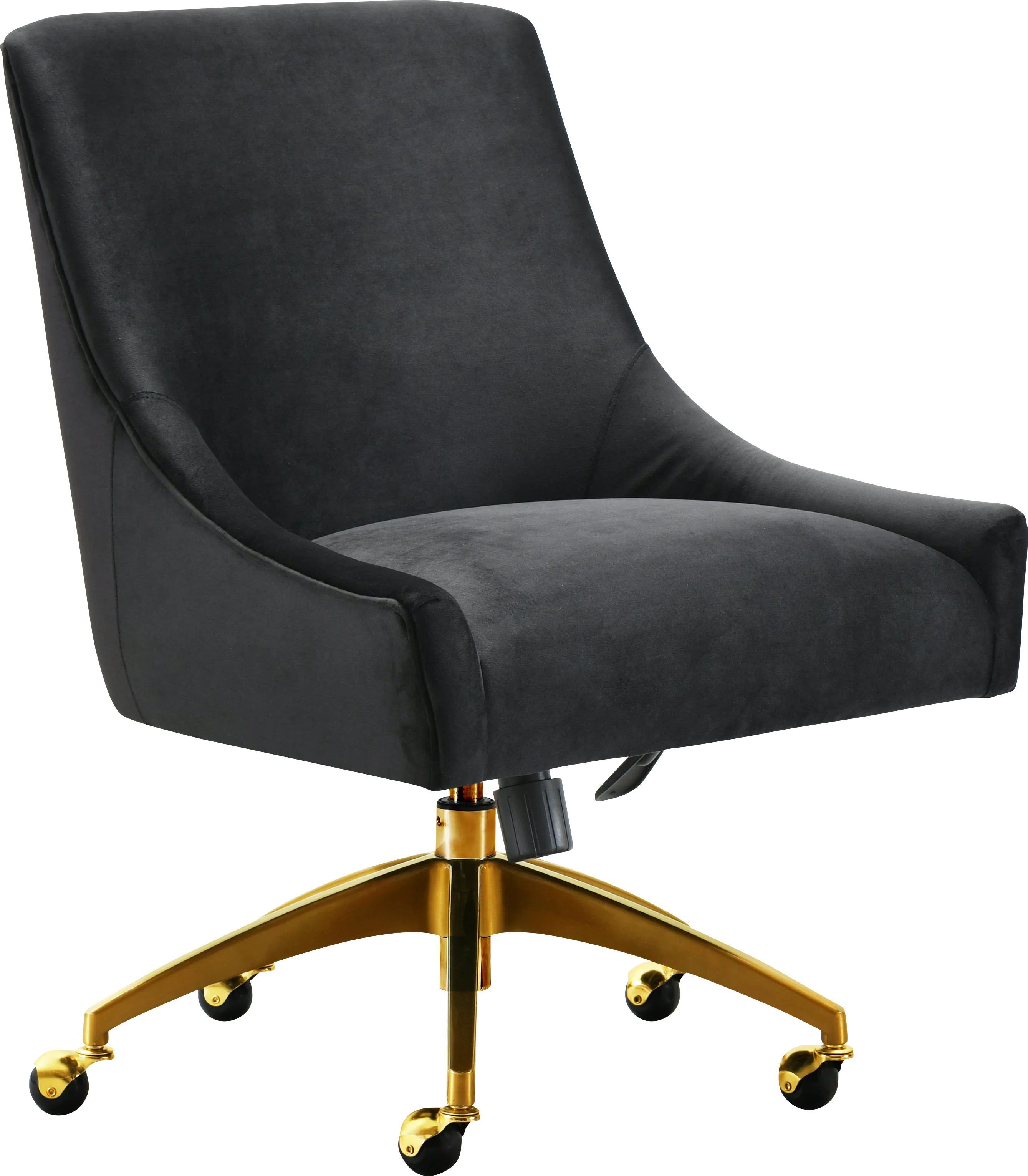 Bedera Black Desk Chair - Thumbnail - Image 1