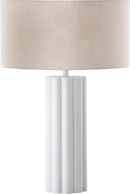 Klauda White Table Lamp