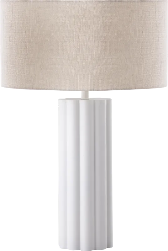 Klauda White Table Lamp