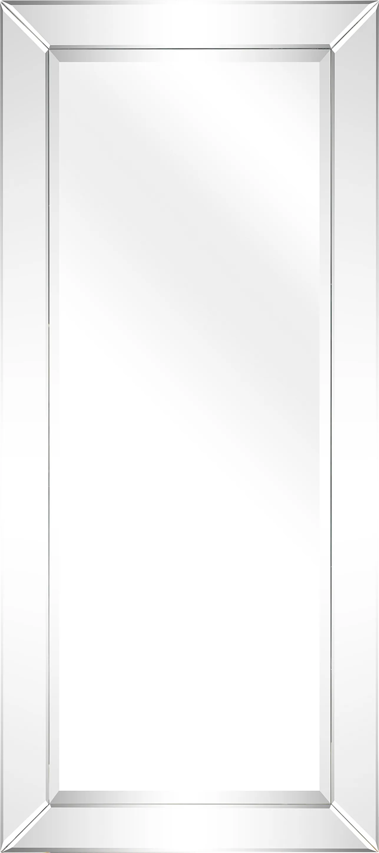 Lorai Silver Rectangular Small Mirror - Image 1