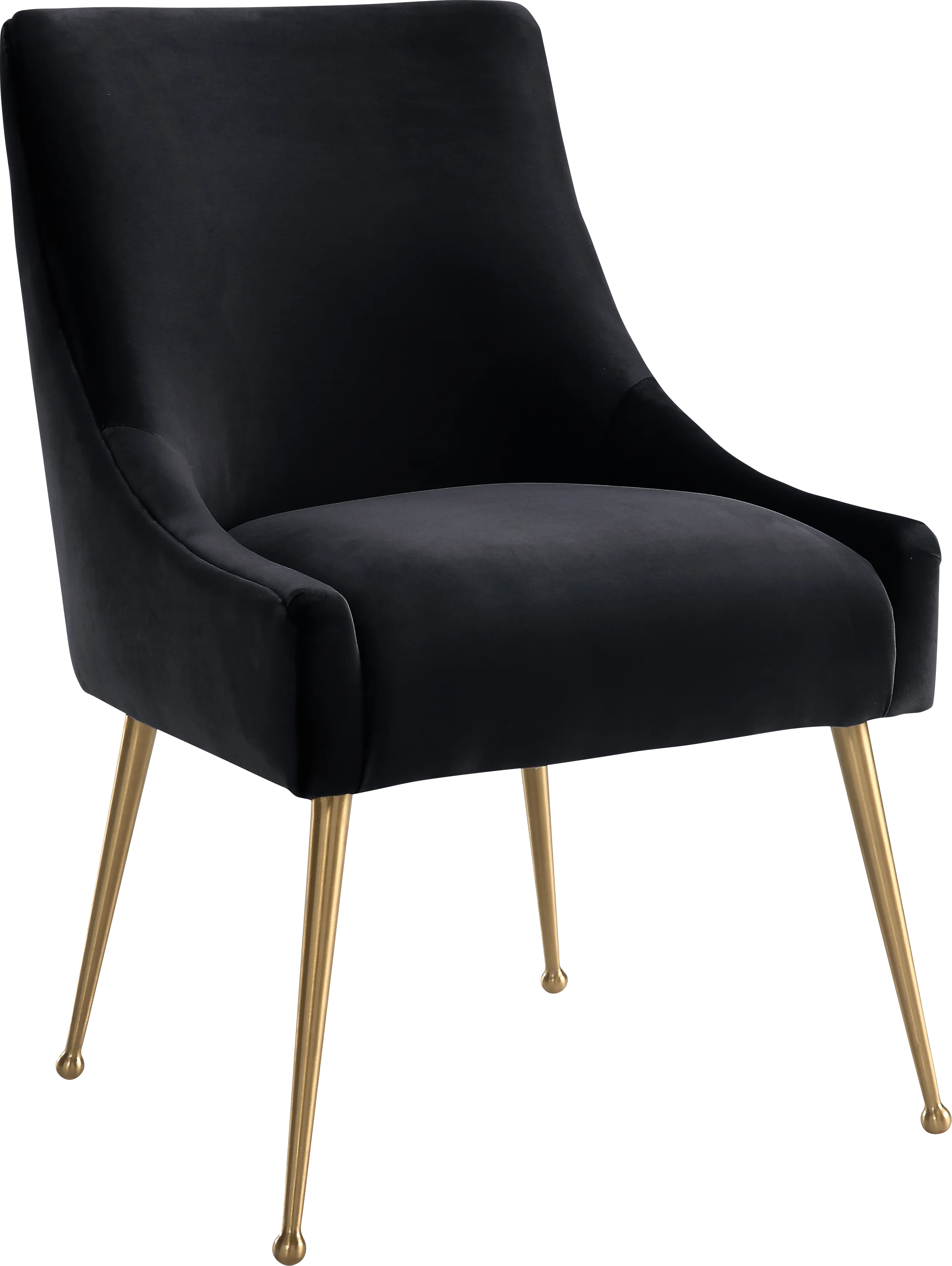 Beaulane IV Black Side Chair - Thumbnail - Image 1