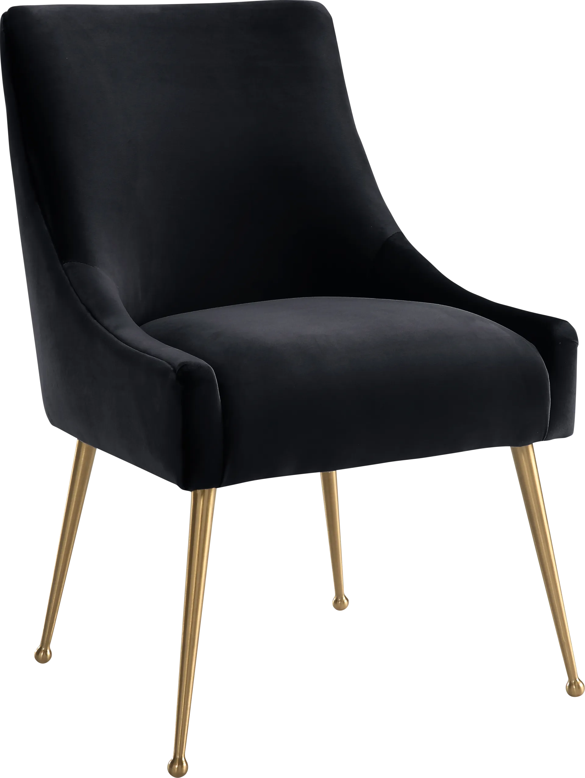 Beaulane IV Black Side Chair - Image 1