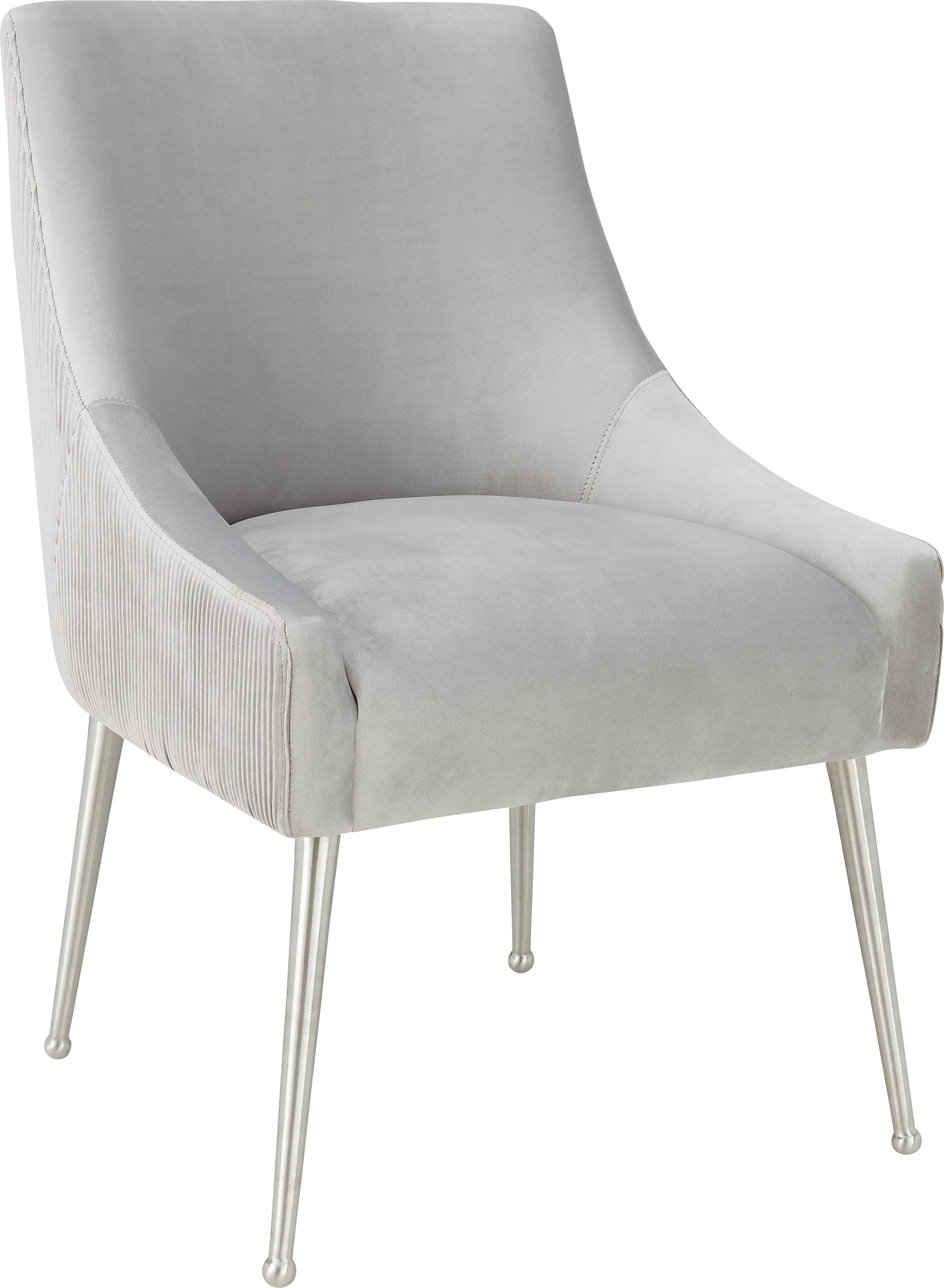Beaulane II Light Gray Side Chair - Thumbnail - Image 1