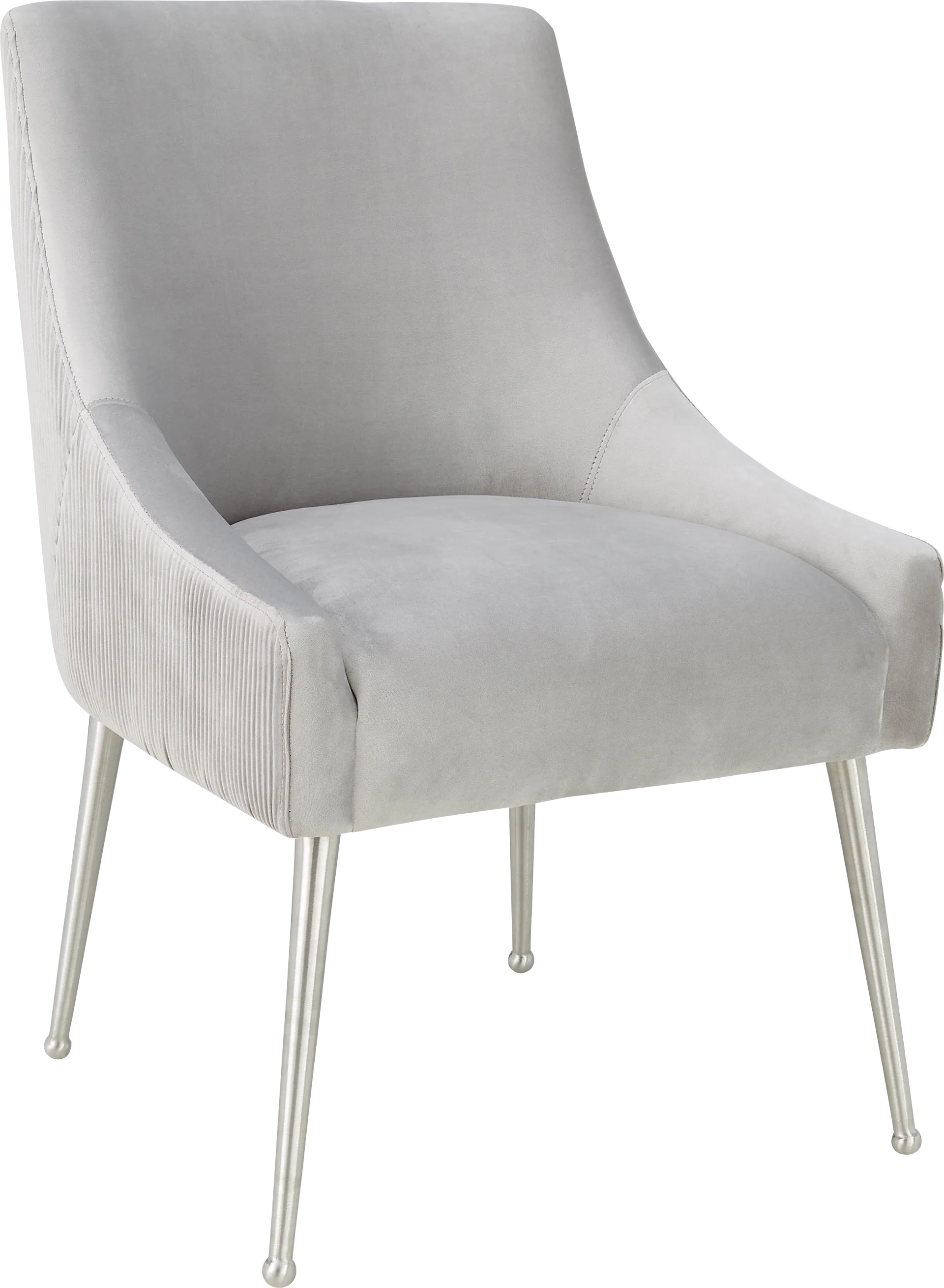 Beaulane II Light Gray Side Chair - Image 1