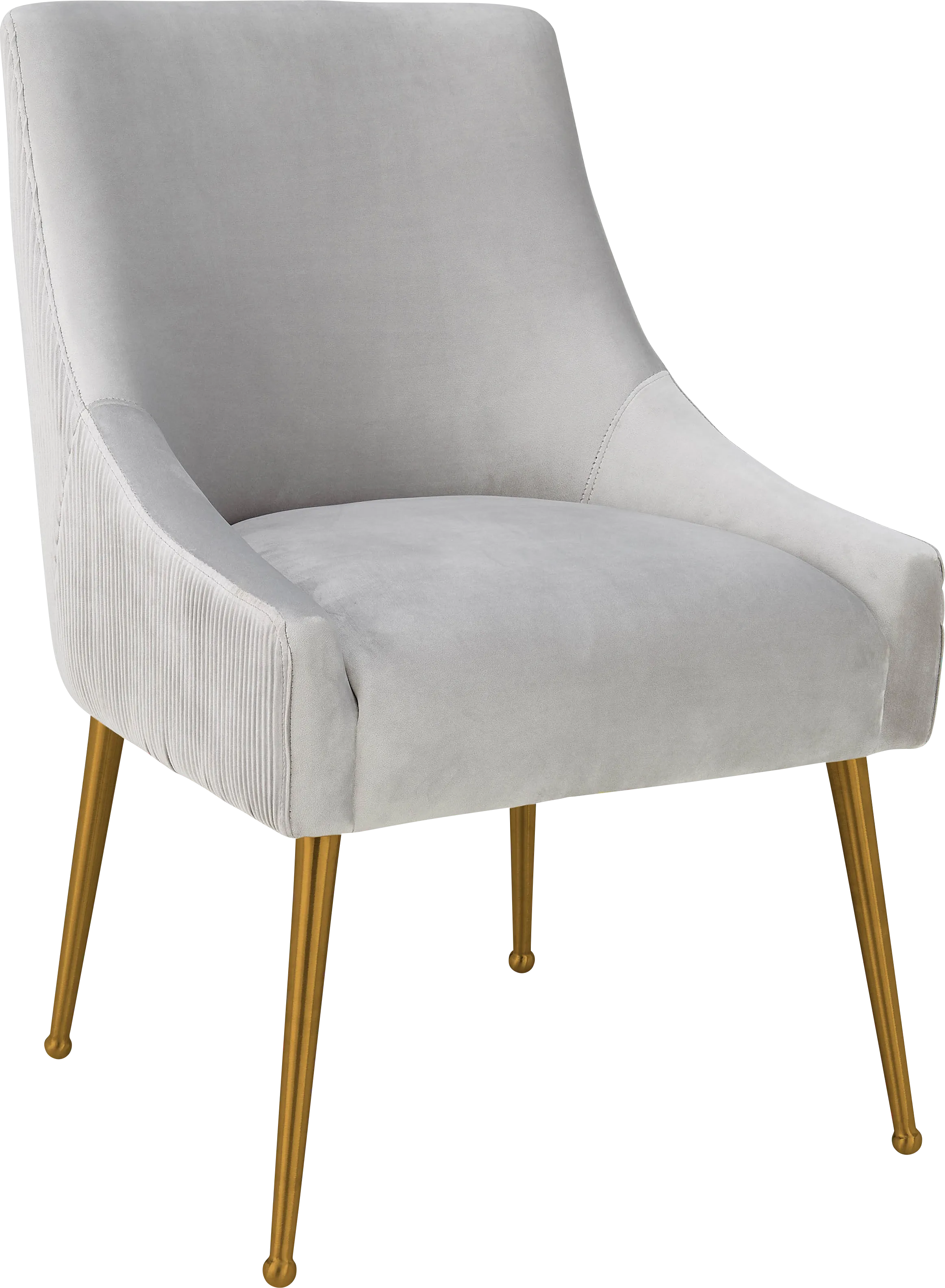 Beaulane I Light Gray Side Chair - Thumbnail - Image 1