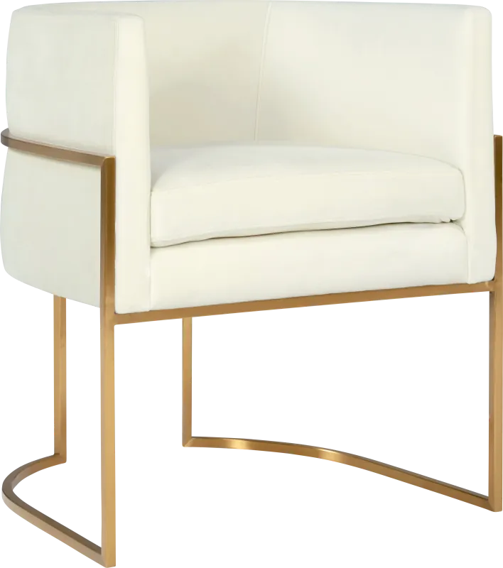 Fera Leah II Cream Arm Chair
