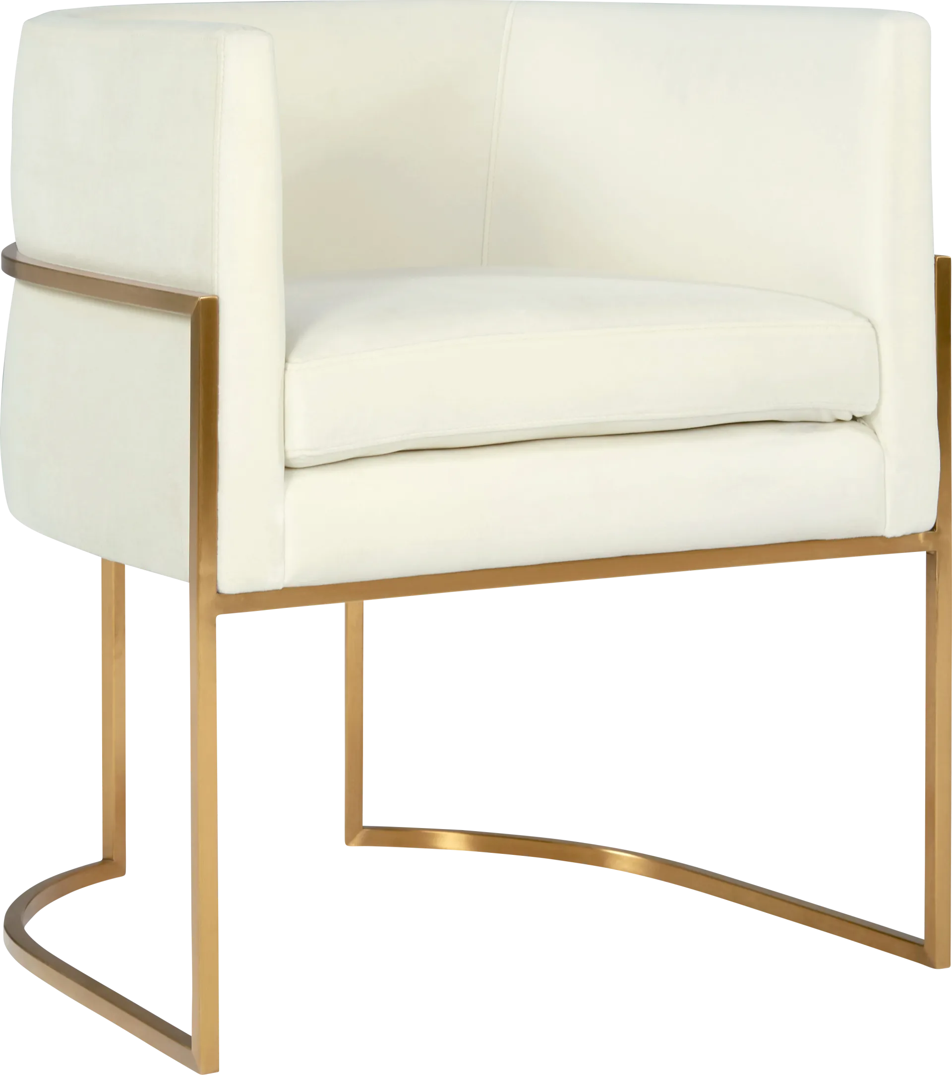 Fera Leah II Cream Arm Chair - Image 1