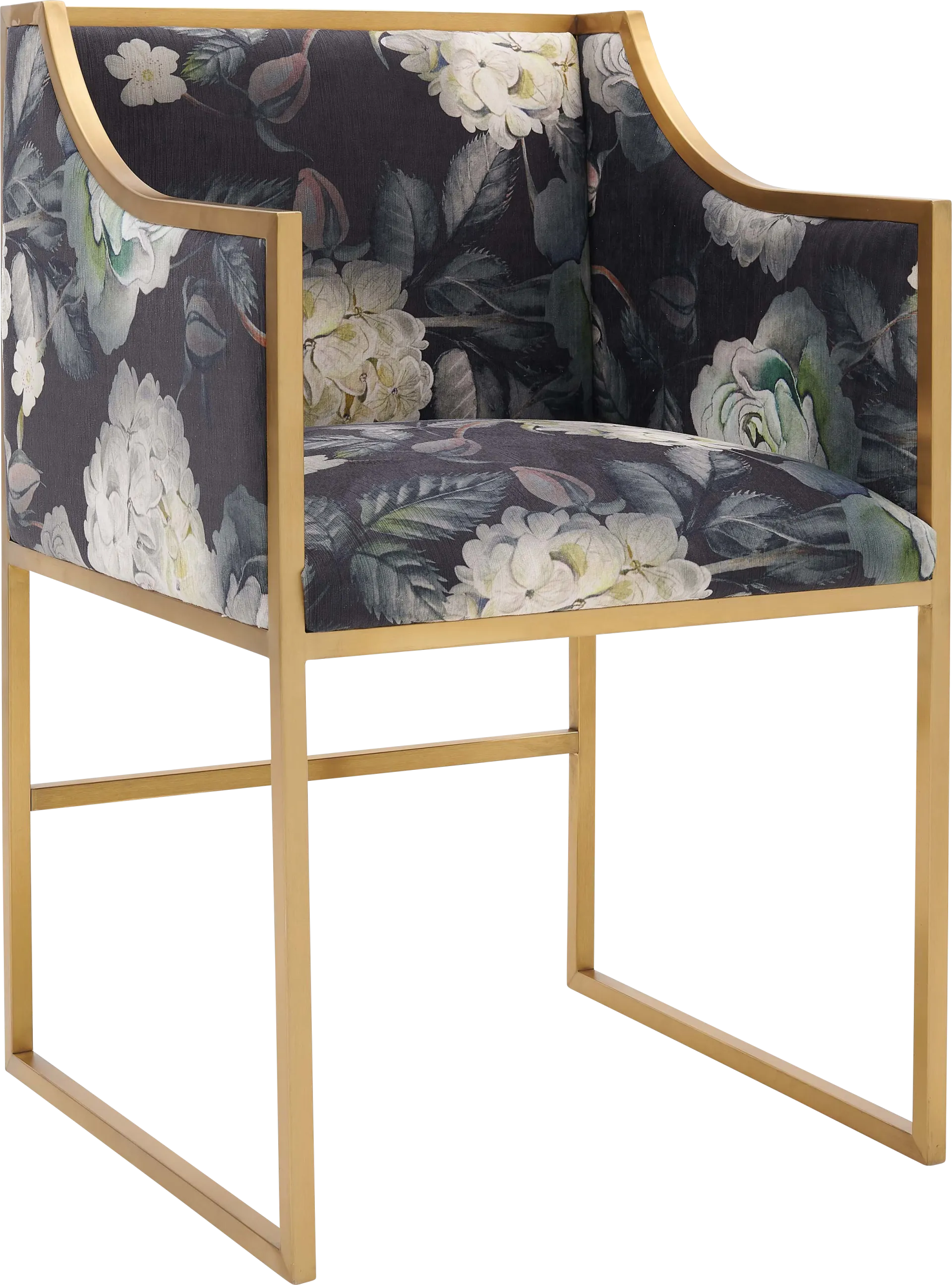 Batellan Dark Gray Arm Chair - Image 1