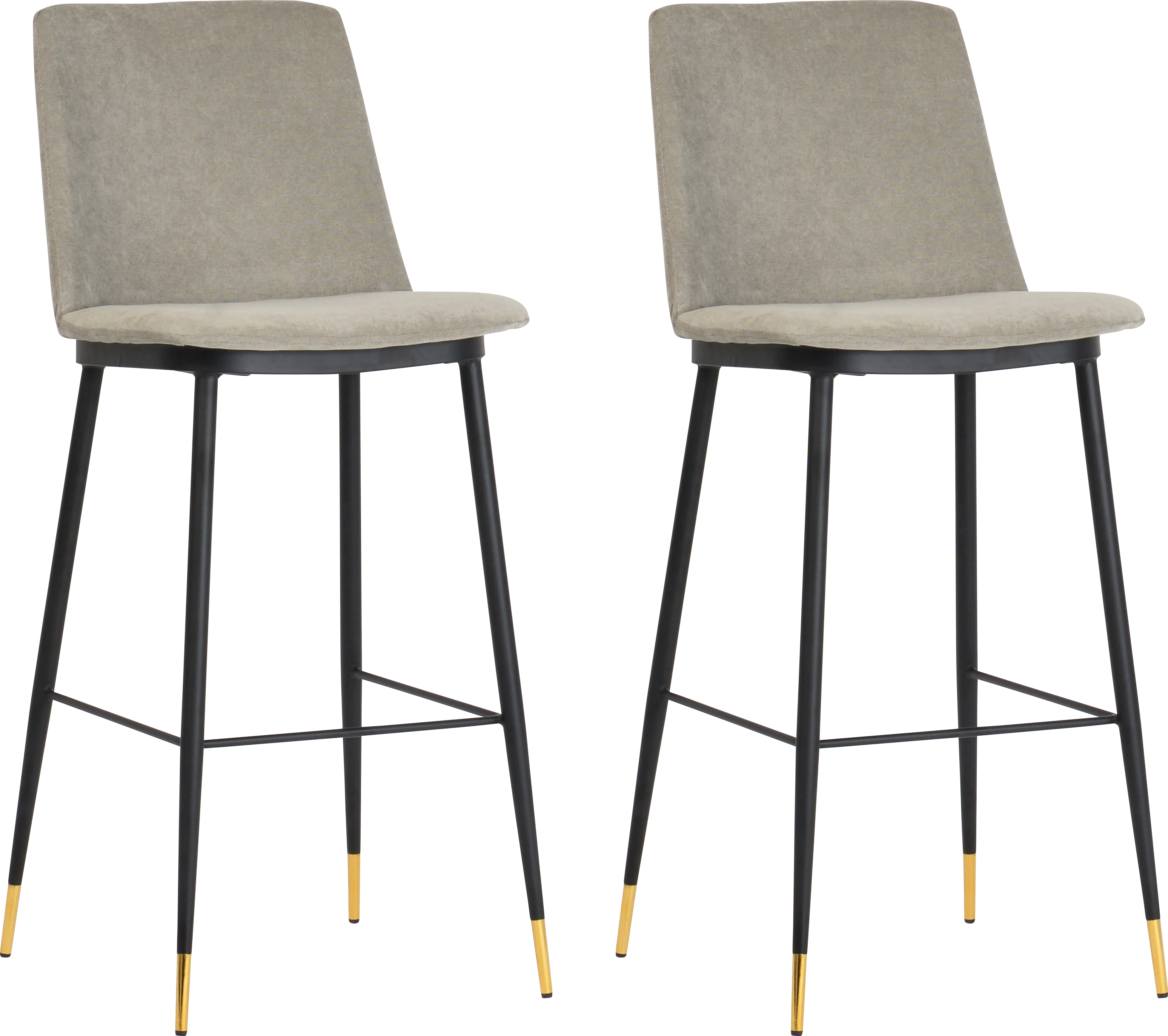Ellian Gray Counter Height Stool, Set of 2 - Thumbnail - Image 1
