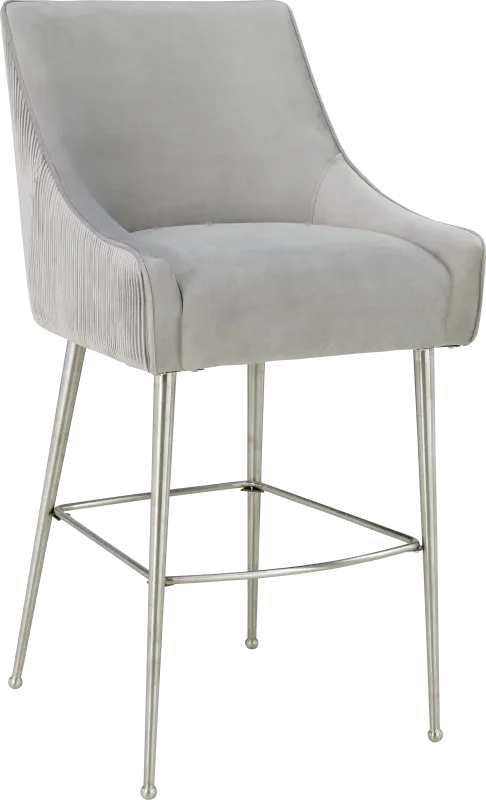 Beaulane II Light Gray Barstool