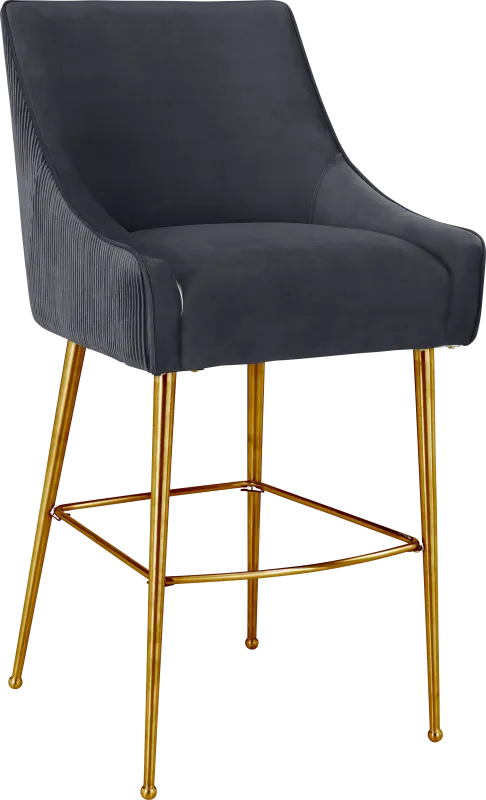 Beaulane I Dark Gray Counter Height Stool