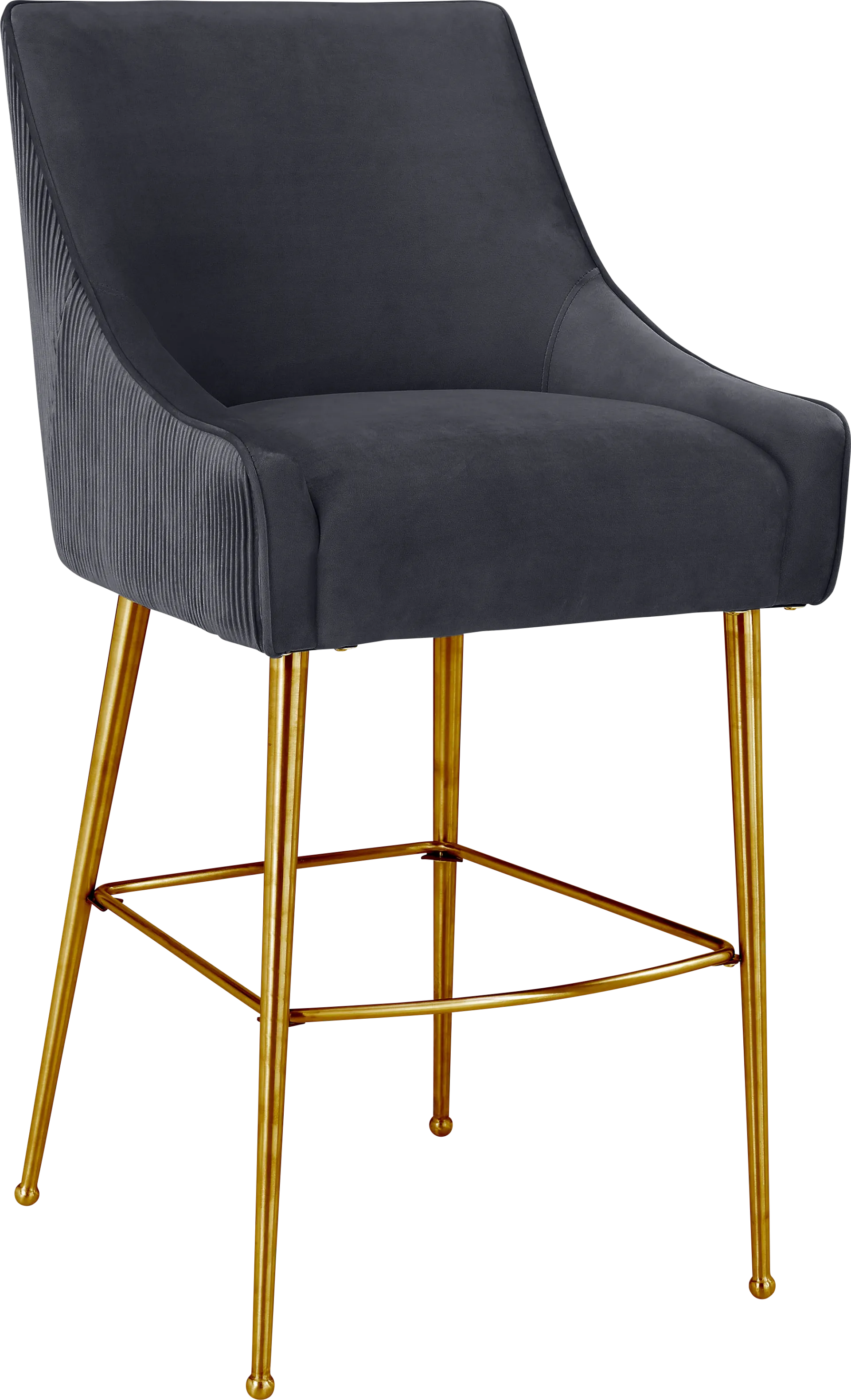 Beaulane I Dark Gray Counter Height Stool - Image 1