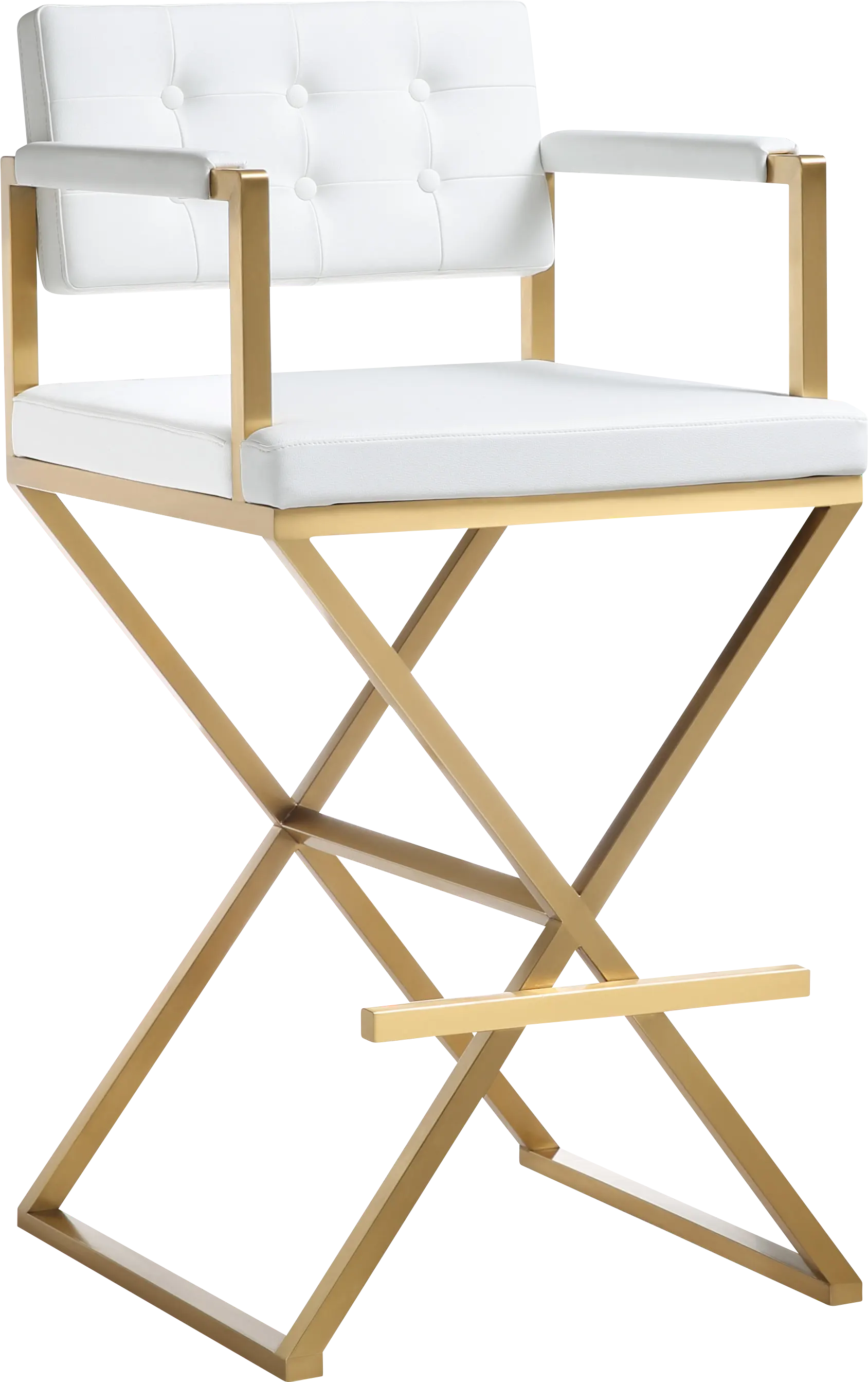 Drela White Barstool