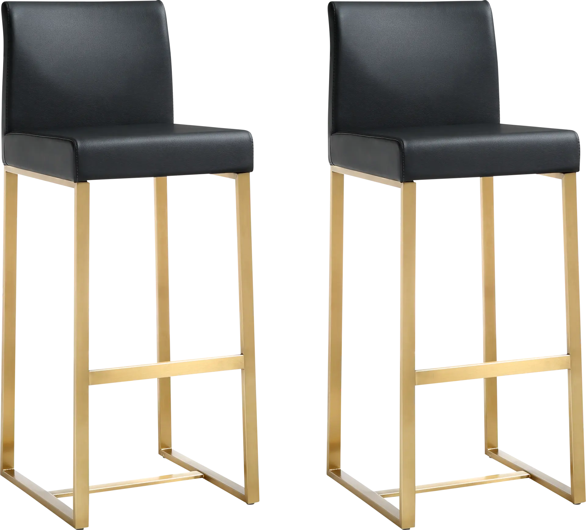 Caliael Black Barstool, Set of 2