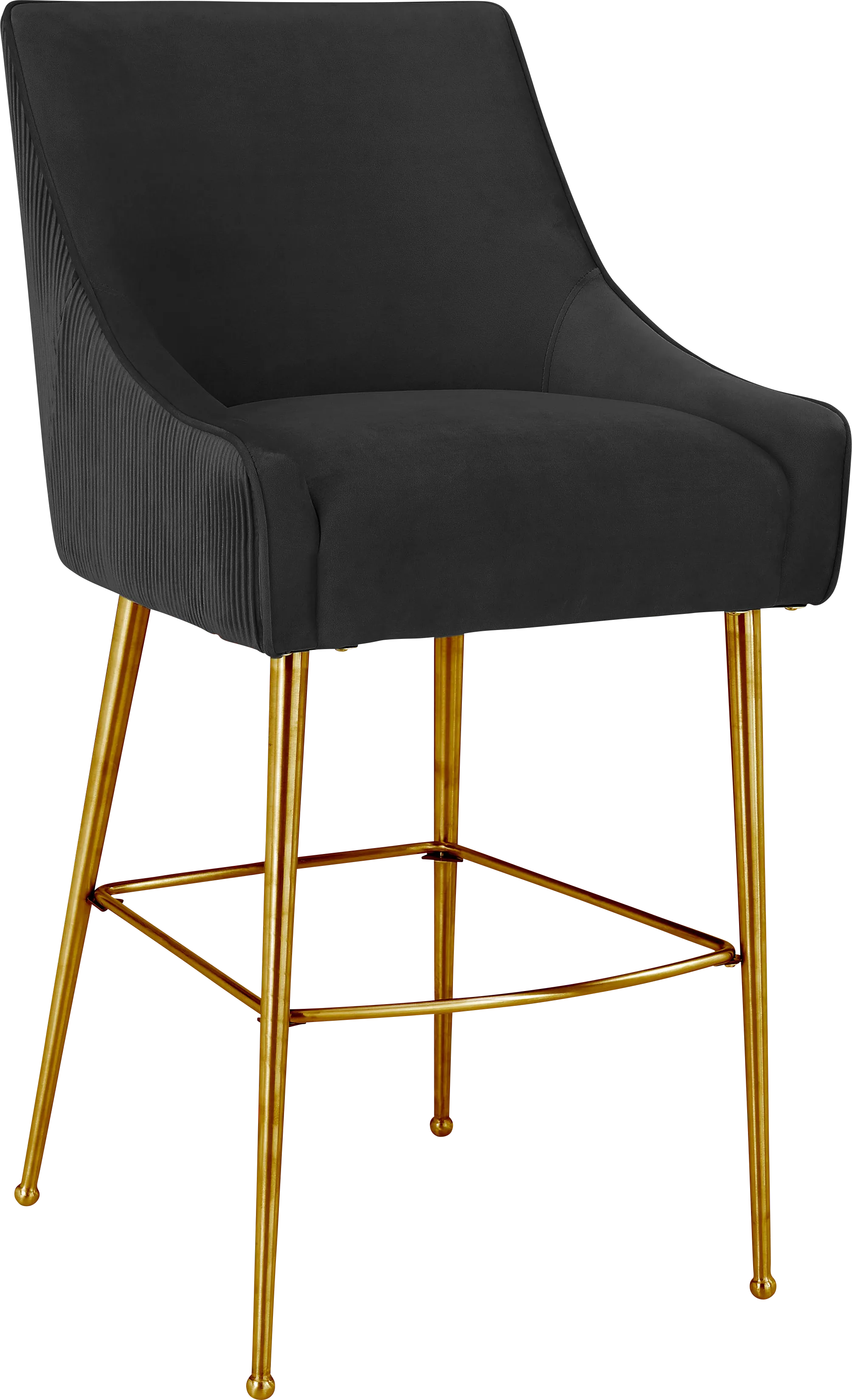 Beaulane I Black Barstool - Thumbnail - Image 1