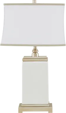 Bell Gate Ivory Lamp