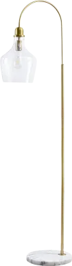Paseo Way Gold Floor Lamp