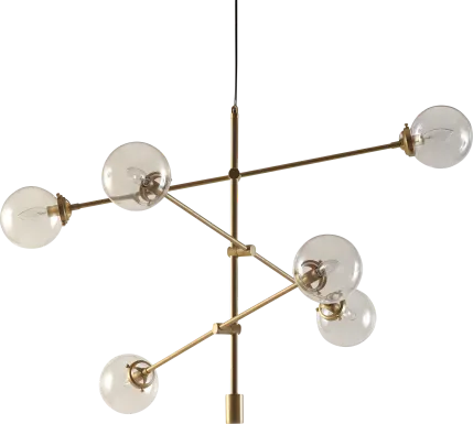 Sparks Nest Gold Chandelier