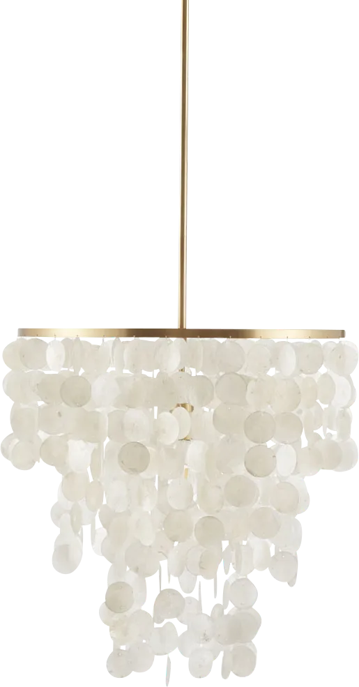 Darien Cay Gold Chandelier - Image 1