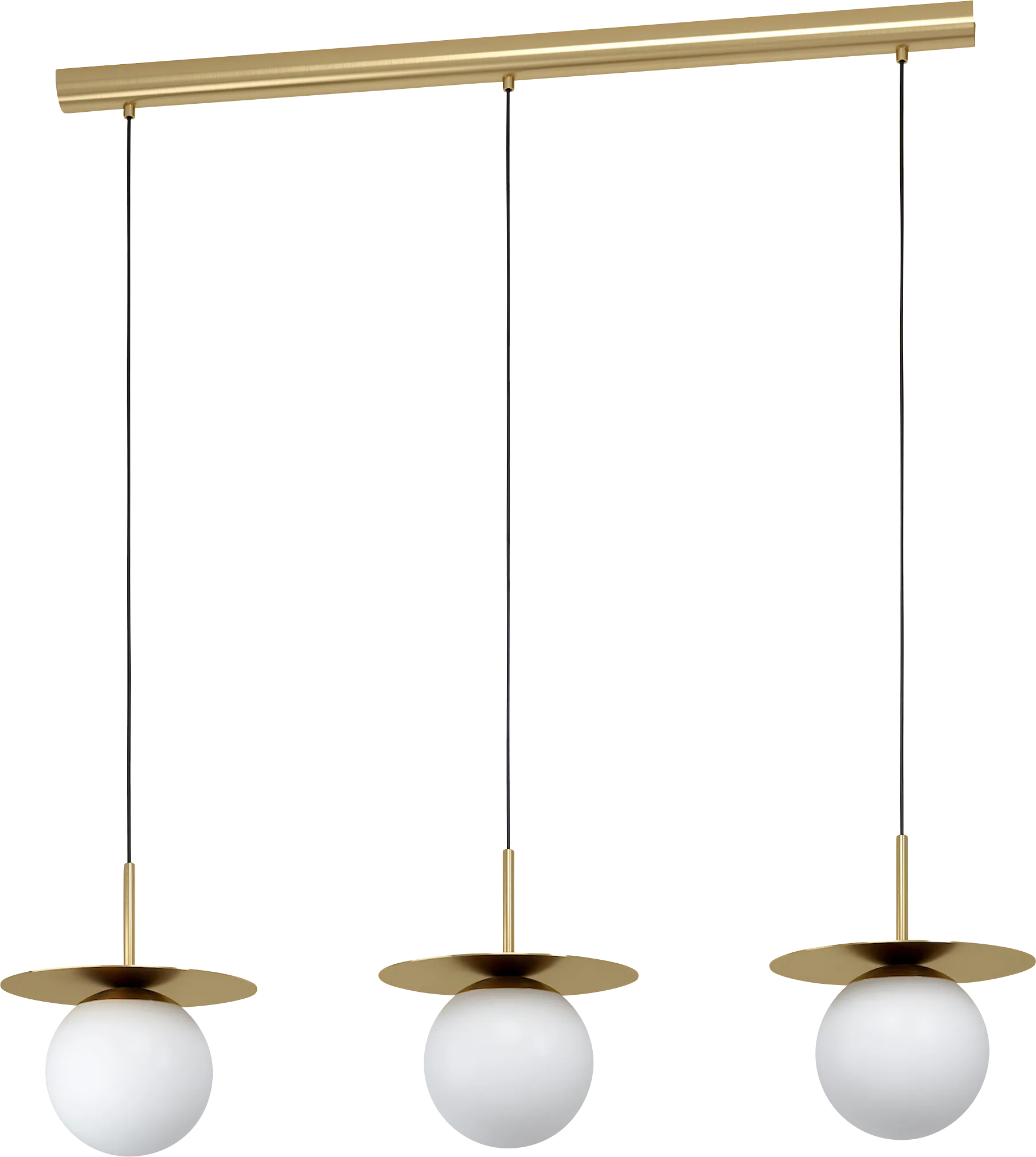 Fenon Shade Brass Chandelier - Image 1