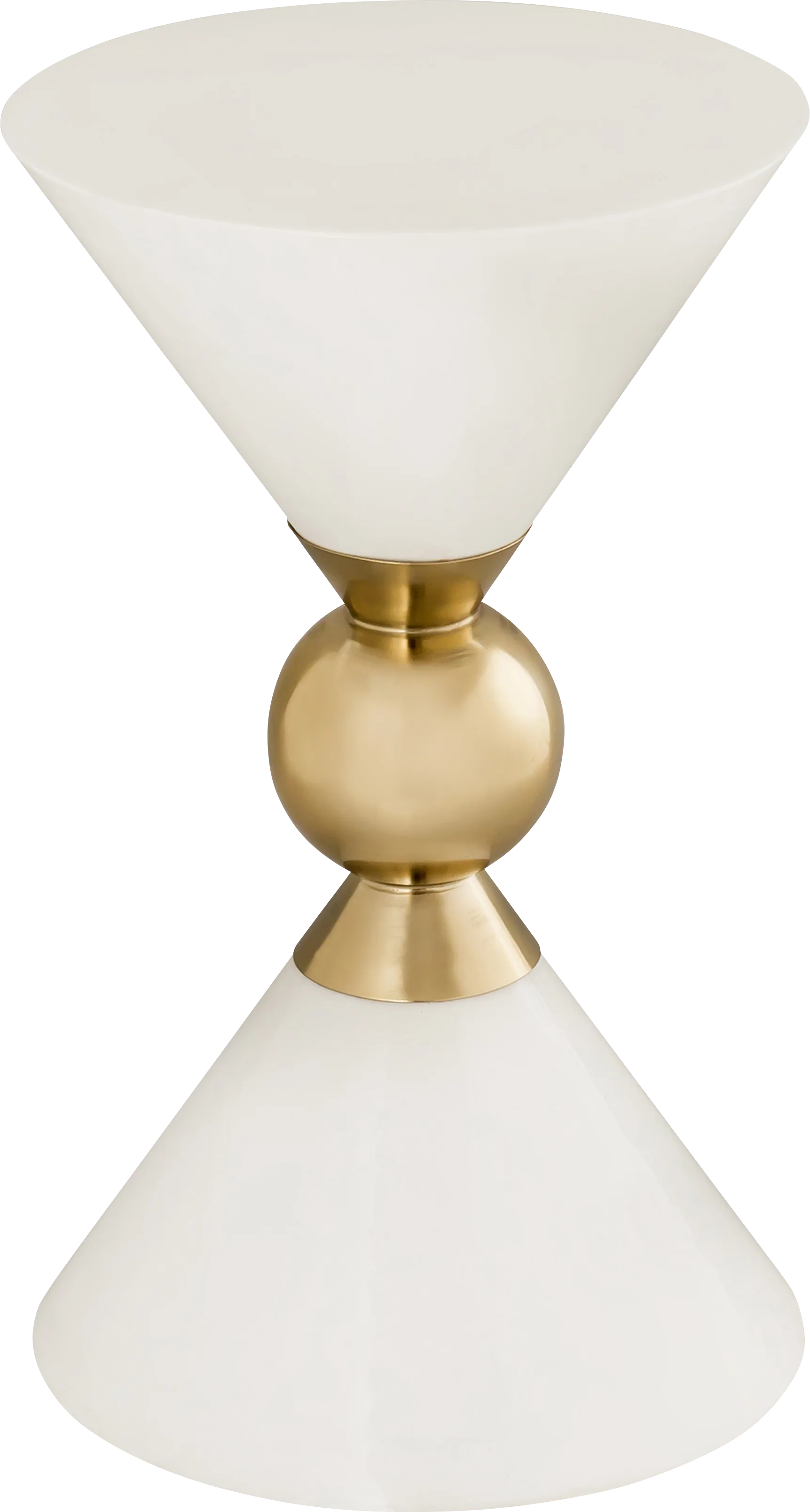Halibel White Accent Table - Thumbnail - Image 1