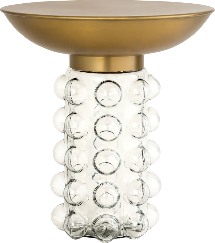 Elbubble Brass Accent Table