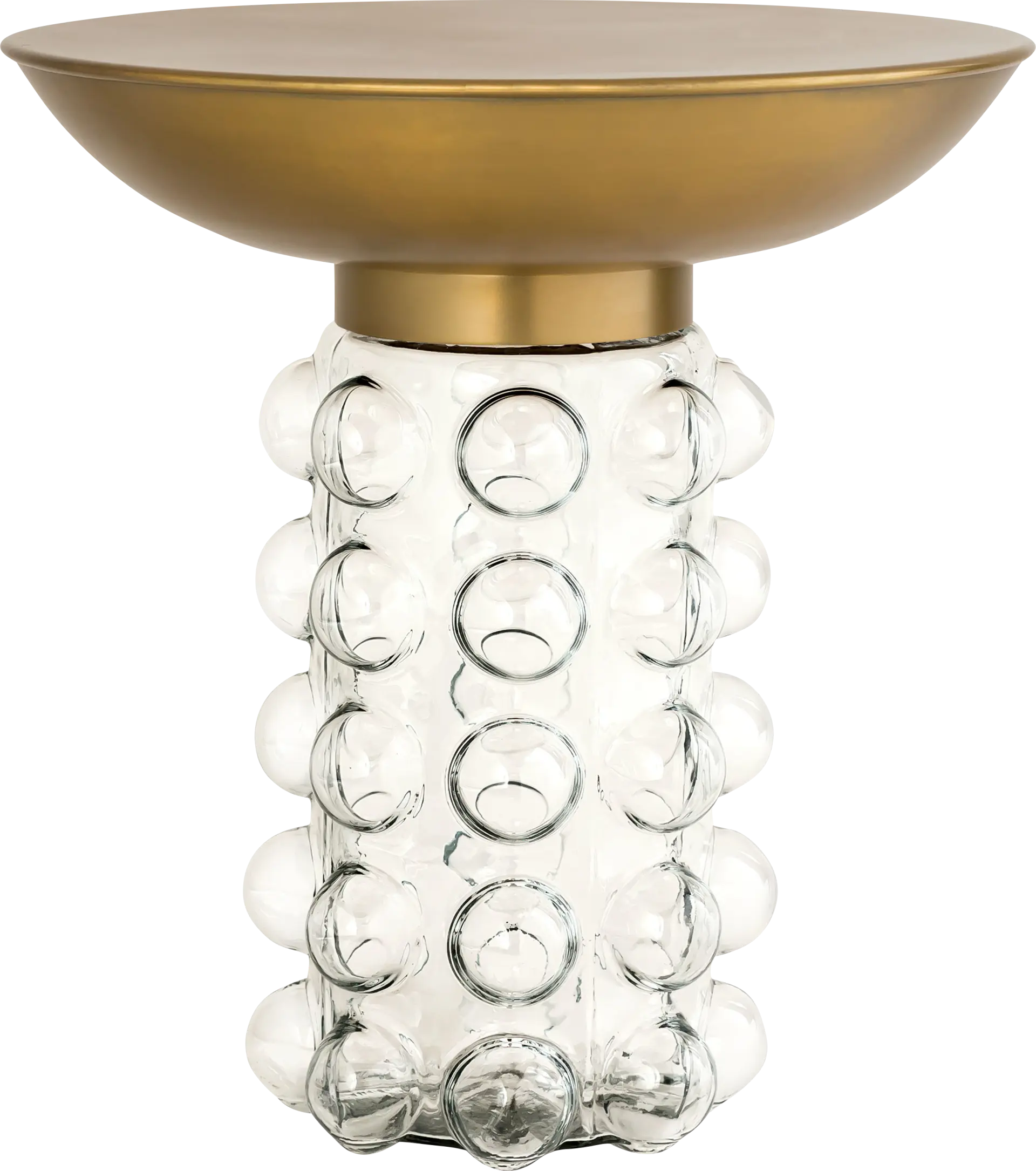 Elbubble Brass Accent Table
