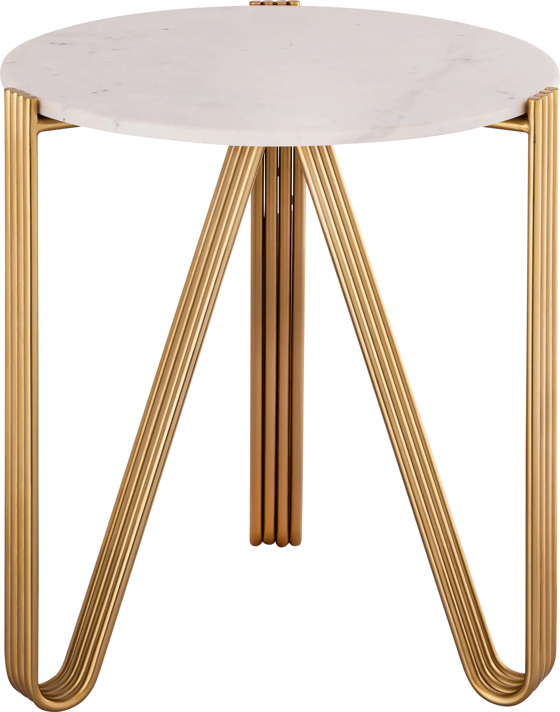 Aferna White Accent Table
