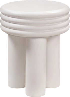 Ellta Ivory Accent Table
