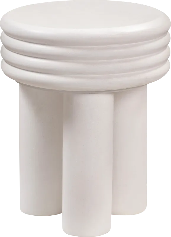 Ellta Ivory Accent Table