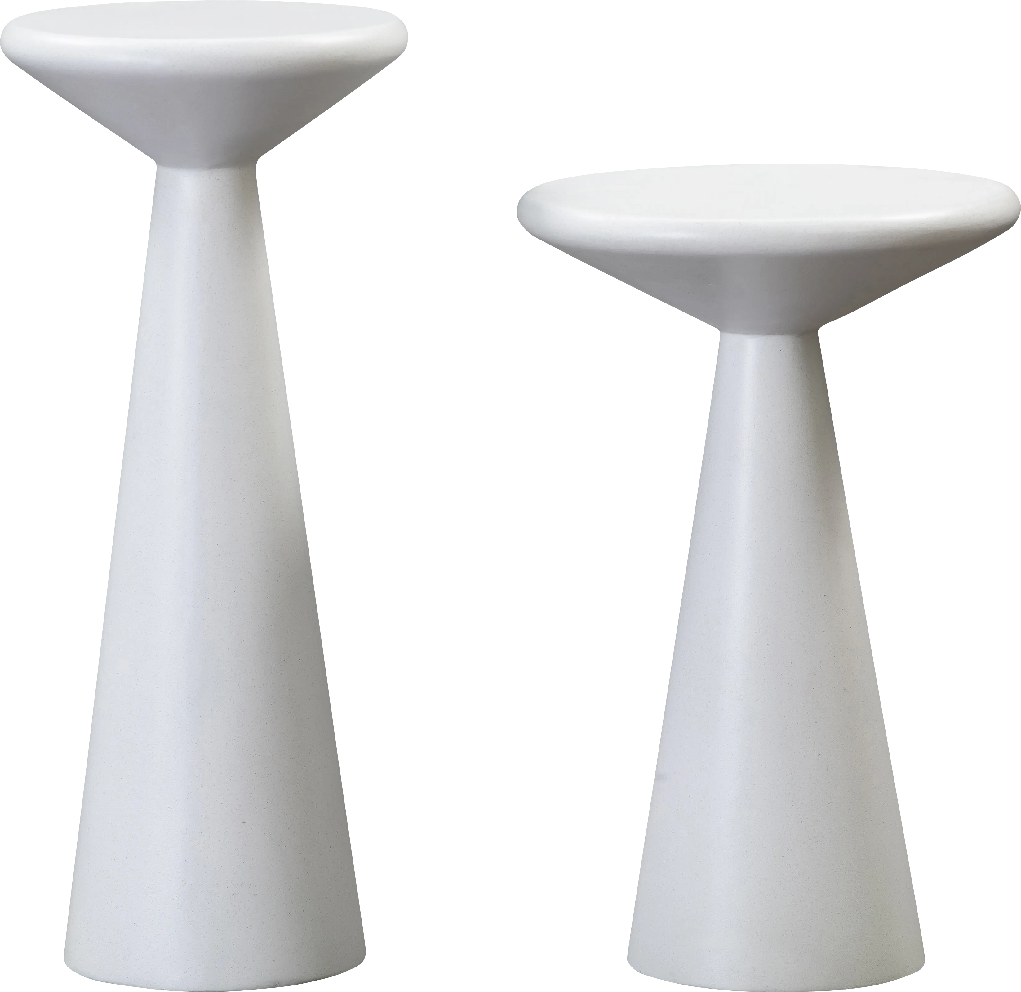 Lyana White Accent Table, Set of 2