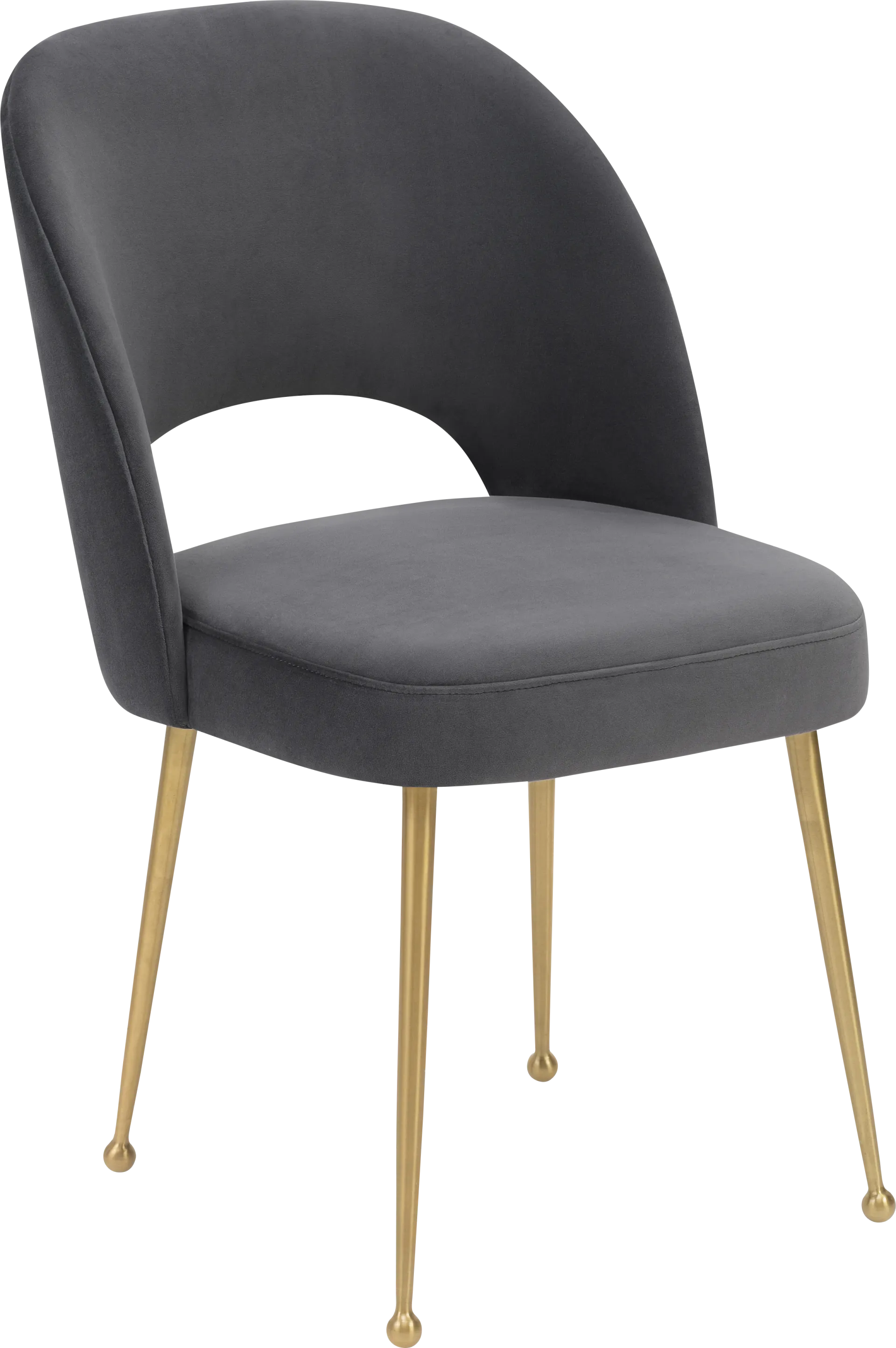 Chelsera Dark Gray Dining Chair - Image 1