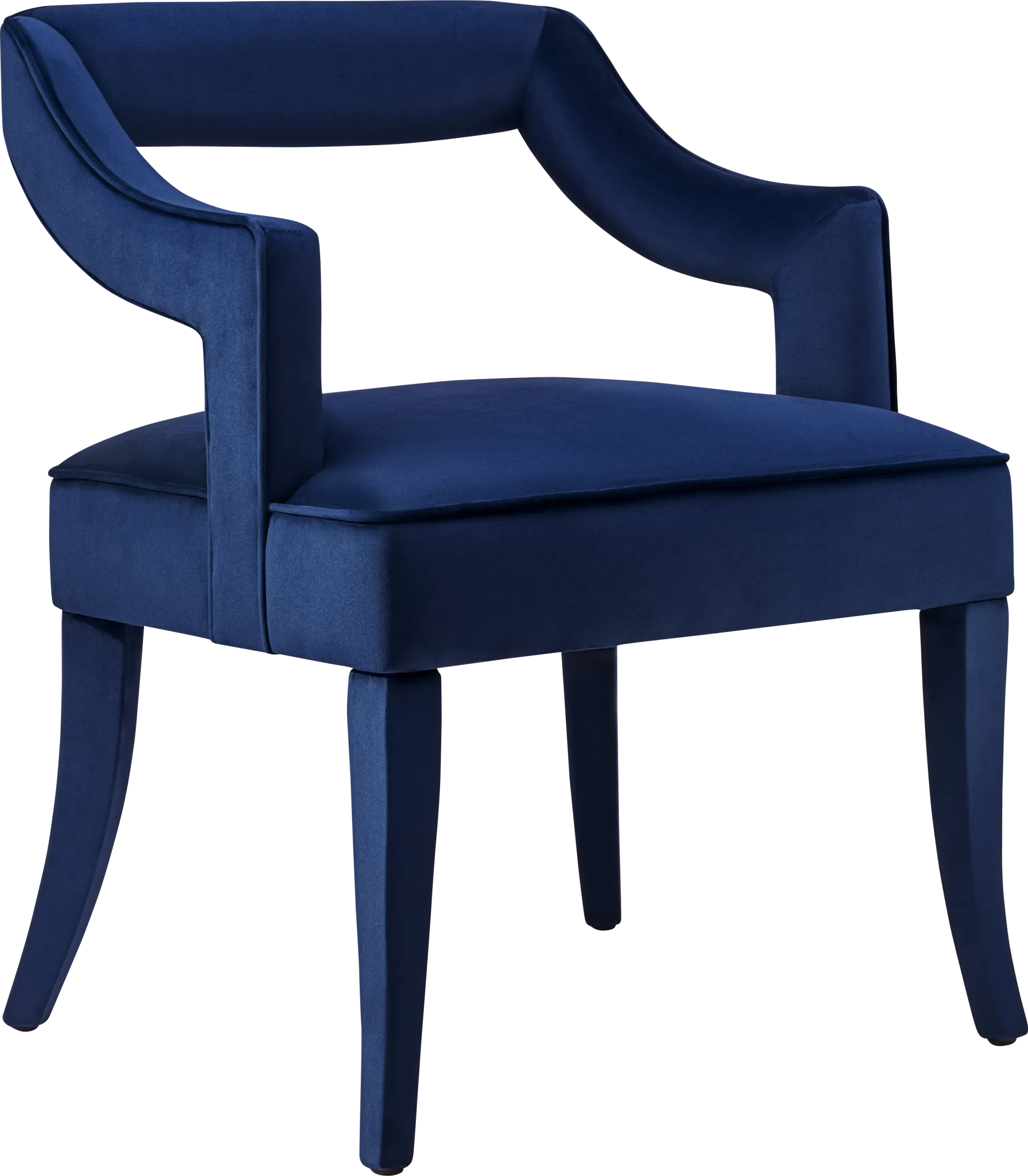 Lenorelle Navy Arm Chair - Image 1